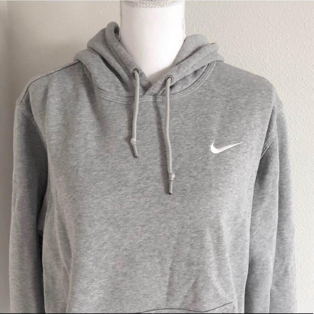 Gray Nike hoodie